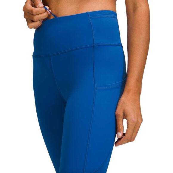 Lululemon Fast and Free High-Rise Tight 25" Size 16 NWT Symphony Blue - Picture 5 of 6